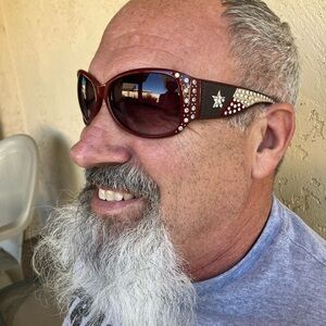 Montana West Red and Black Sunglasses